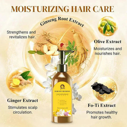 ✨Japanese Long Lasting Natural Hair Dye Shampoo 🔥 Buy 1 Get 1 Free 🔥